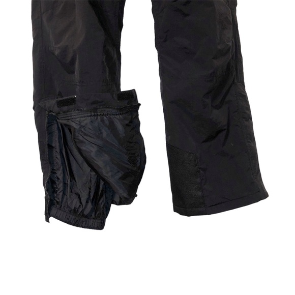 VTG Polar Edge Black Nylon Adjustable Waist Insulated Snowboard Ski Pants - Picture 5 of 9